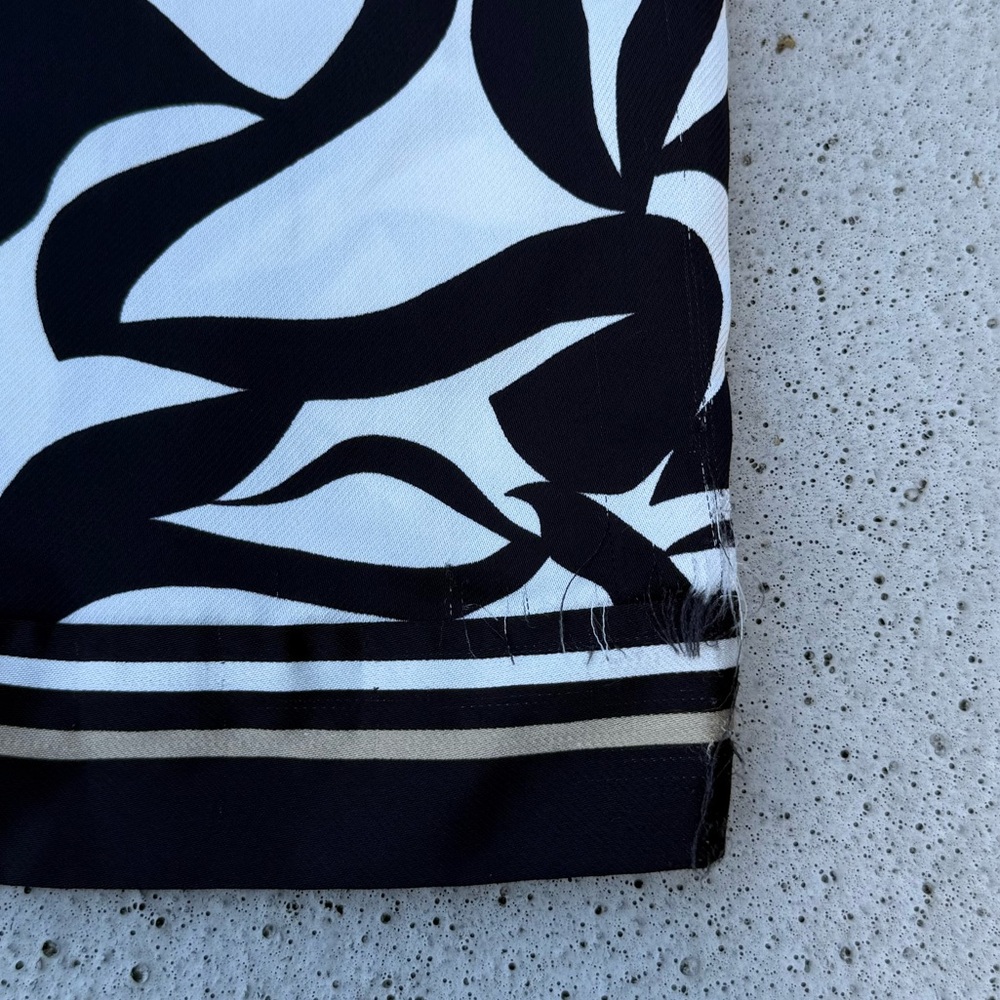 Loft Black and White Patterned Pant Size XXL - Picture 2 of 15